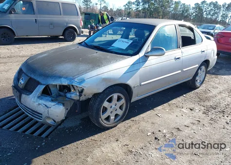 2006 Nissan Sentra 1.8S из США, поврежденный, VIN 3N1CB51D06L586784
